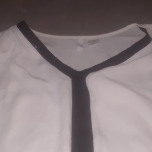 White sequin shirt